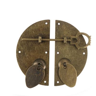 Chinese Style Furniture Hardware Iron Door Knocking Knocker Pull Vintage Lock