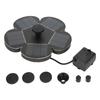 Solar Fountain Solar Powered Plum Blossom Style Fast Start Up Easy Installation Widely Used Stable Solar Water Fountain