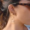 Stainless Steel Artisan Earrings Artisan Dangle Earrings Bohemian Chic Jewelry for Women