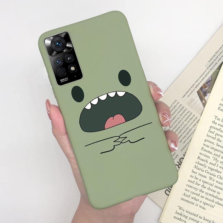 For Xiaomi Redmi Note 11 Pro 4G 5G Phone Case Cute Diasy Pattern Soft Silicone TPU Back Cover Funda For Redmi Note11 11Pro Coque