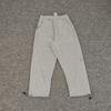 Mertra Vintage Straight Leg Fleece Sweatpants Unisex Loose Casual Sports Trousers