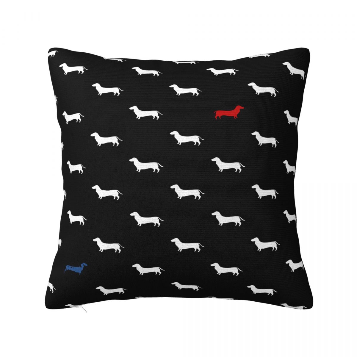

Dachshund Dog Square Pillow Cases Wiener Sausage Doxie Cushion Covers Awesome Zippered Decor Pillowcase for Living Room 45x45cm 30x30cm 12x12in