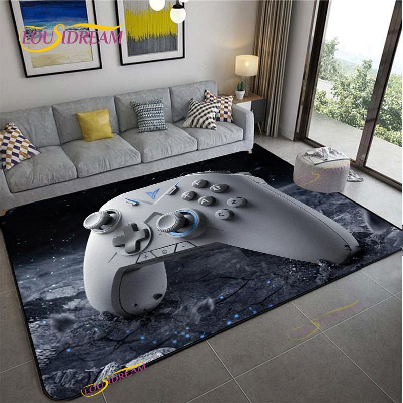 Anime Gamer Game Controller Rug Kids Play Carpet Living Room Bedroom Door Non-slip Mat Photography Props Birthday Gift Alfombra