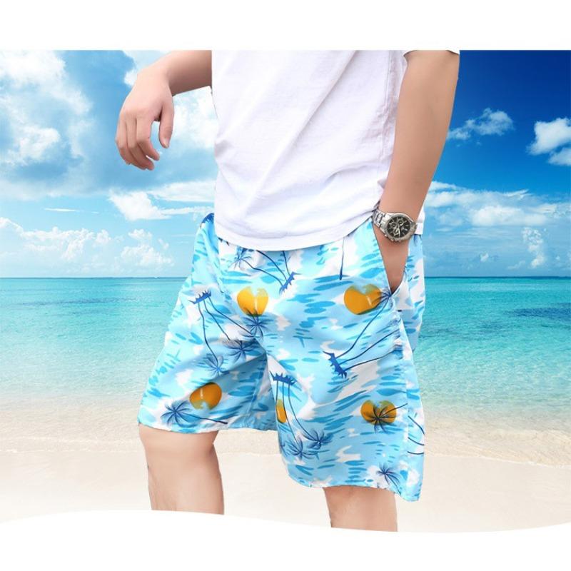 Shorts décontractés d'été hommes Shorts de plage respirants mode pantalons courts de sport confortables avec poches pour le surf plage Shorts à séchage rapide pantalons