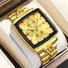 LIGE Luxury Square Sport Man Wristwatch Waterproof Luminous Chronograph Quartz Men's Watches Stainless Steel Men Watch Reloj