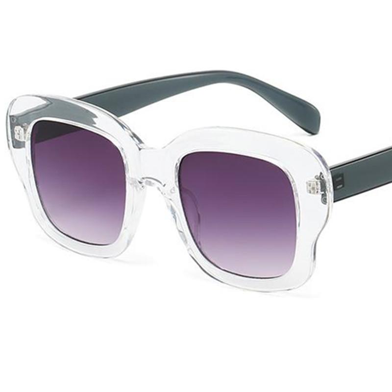 

Fashion Sunglasses Women Simplity Sun Glasses Oversize Frame Anti-UV Spectacles Retro Eyeglasses Butterfly Sunscreen Google as picture чистий