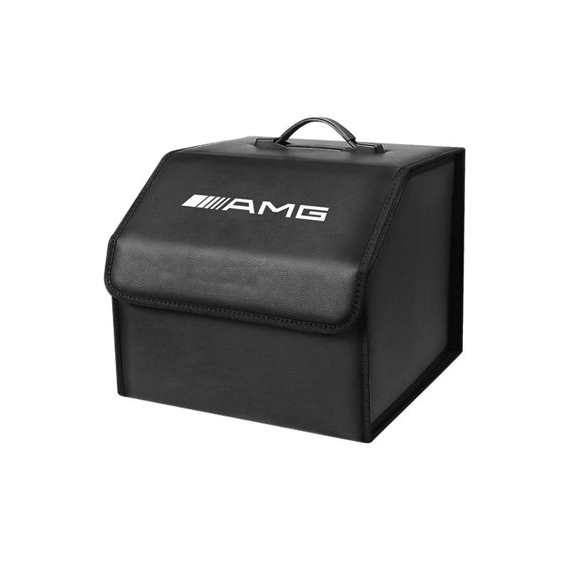 Car Trunk Organizer Storage Box Collapsible Camping Box Accessories Car Hub Cap For Mercedes Benz AMG W214 W205 W204 W206 W213 W