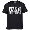 Bomull Kortärmad Peaky Blinders T-shirt Herr Sommarstil Casual T-shirt Tryckt Hombre Toppar Homme Kläder F22