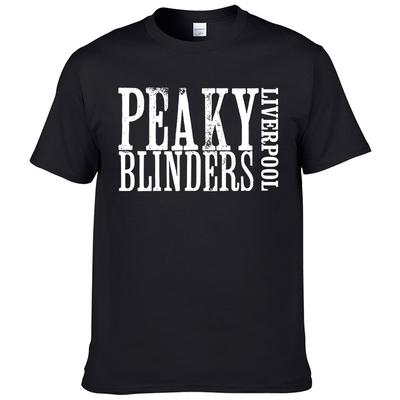 Cotton Short Sleeve Peaky Blinders T Shirt Men Summer Style Casual T-shirt Printed Hombre Tops Homme Clothes F22