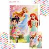 Princess Vanellope Rapunzel Ariel Diamond Painting Full Diamond Art Kit Handmade Diy Home Decoration Gift