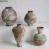 Wabi Sabi Style Retro Ceramic Vase Creative Plant Pot Table Decoration Flower Arrangement Floral Vases Room Aesthetic Decor