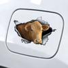 3D Cow Car Sticker, Fun Waterproof Sticker for Cars, Trucks, Motorcycles, Walls, Windows, PVC Material
