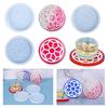 1/3Pcs Non-Stick Flower Pattern Coaster Resin Mold Cup Mat Epoxy Mold Home-Decor