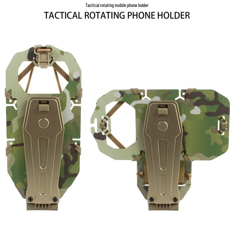 Tactical MOLLE Folding Navigation Board Phone Holder