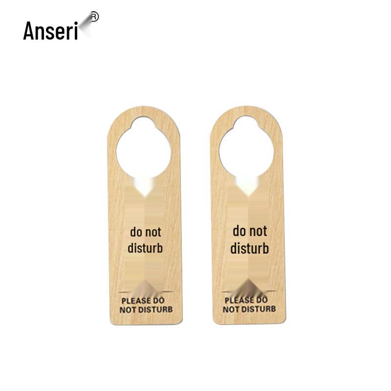 Wooden Do Not Disturb Hanging Door Sign