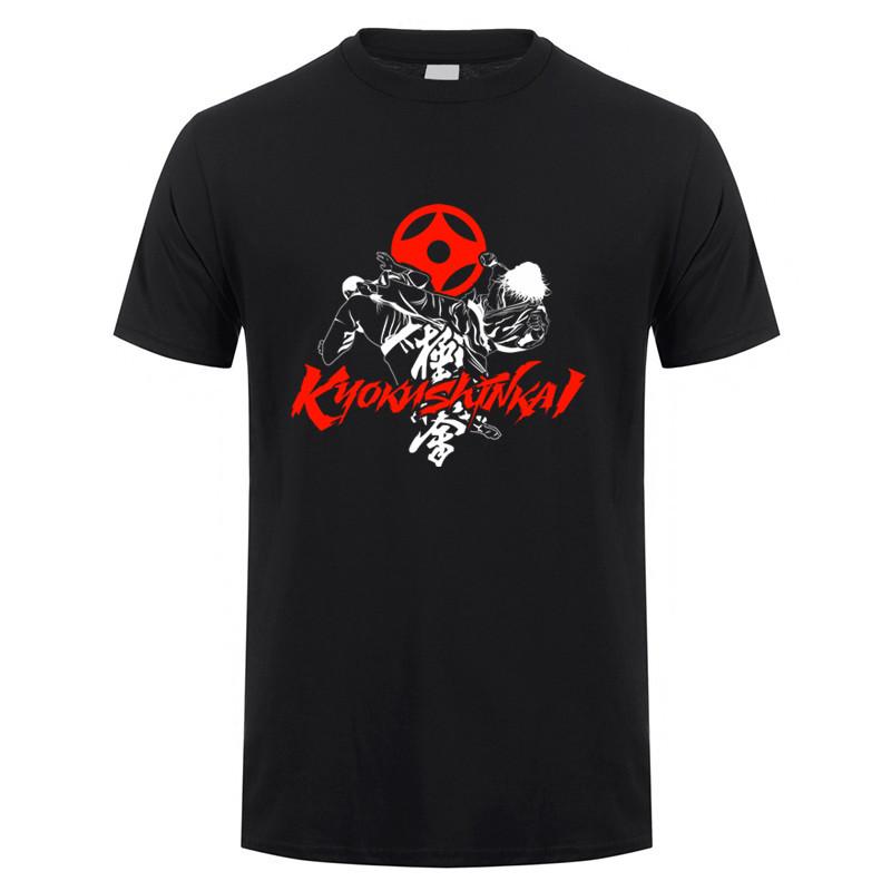 Kyokushin Karate Masutatsu Oyama Giappone Maglietta Unisex Cotone Manica Corta Kyokushinkai Kyokushin Maglietta Top