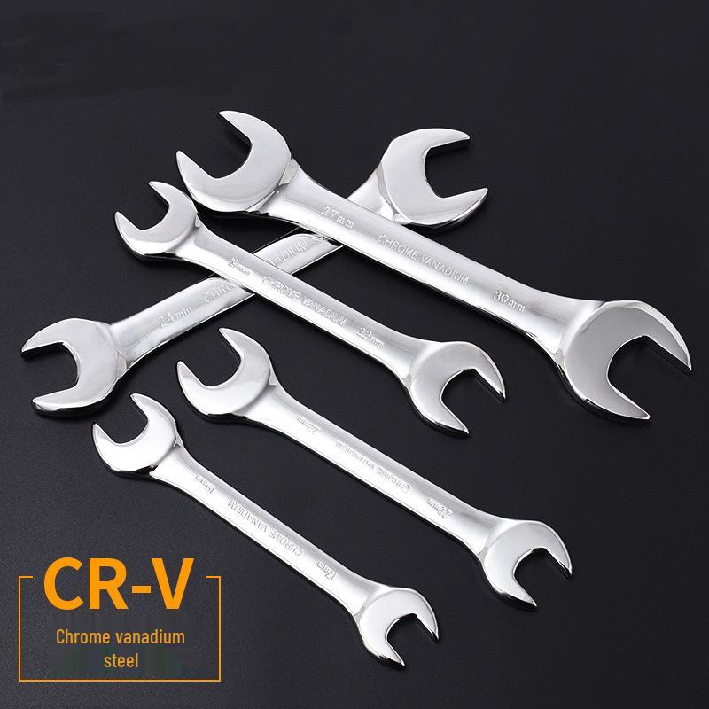 Dual End Mirror Finish Wrench Set - Auto Repair Tool