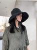 Japanese Style Wide Brim UV Sun Visor Hat for Women - Spring, Summer, Autumn Casual Bucket Hat