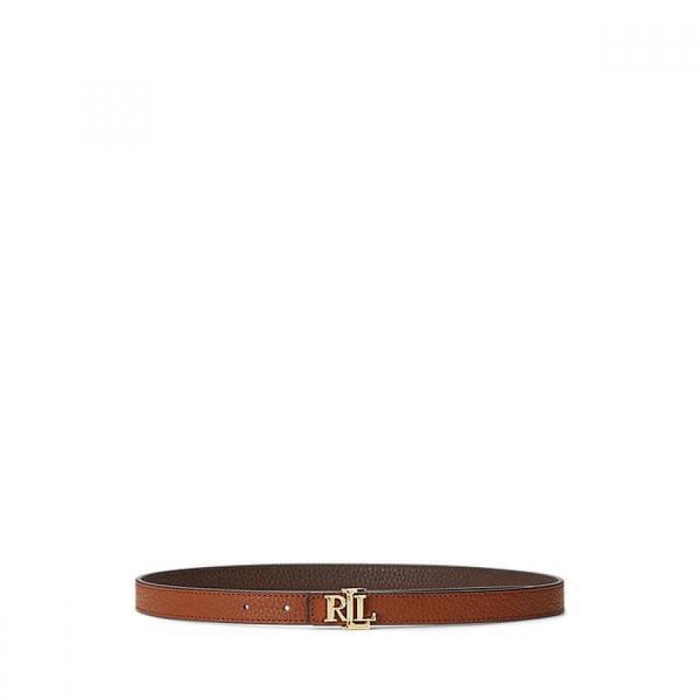 

Lauren Ralph Lauren Logo Reversible Leather Skinny Belt Walrblt0f320126200 M