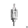 Universal 8mm Motorcycle Gas Fuel CNC Alloy Glass Motorcycle Gasoline Oil Filter Aluminum Motor Accessories