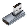 USB 3.0 Samec na Samici Pravoúhlý Prodlužovací Adaptér 90 Stupňový USB Konektor Nahoru Loketní Adaptér 10Gbps Pro Notebook PC Převodník