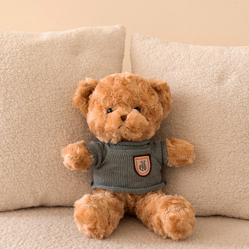 Plush Toy Teddy Bear Doll Sweater Bear Doll Birthday Gift Plush Doll Stall