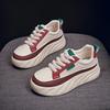 2025 autumn white shoes new Korean version ins female students platform heightening sports board shoes casual shoes HB1393