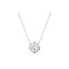 Swarovski Una Rhodium Plated Cubic Zirconia Necklace Women necklace Blue 5642927