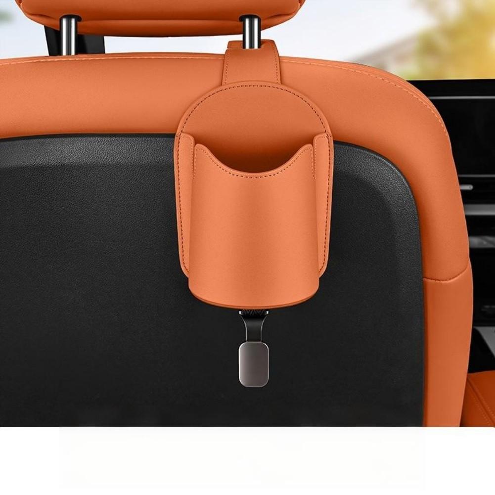 Car Seat Hook Organizer with Zinc Alloy Hook Phone Holder and Cup Storage for Stable and Organized Car Storage Space