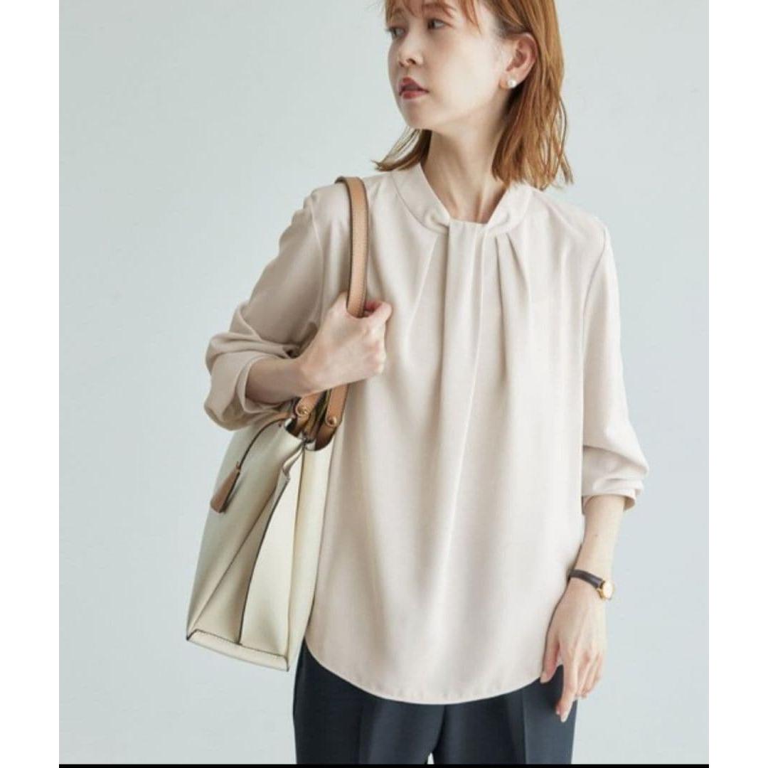 Good condition  ROPE  PICNIC Recycled polyester front tuck blouse
