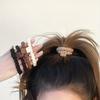 Five- Set Plush Pigtails Small Hair Ring Headwear Simple Rubber Band Female Hair Tie High Elasticity Durable Head Rope