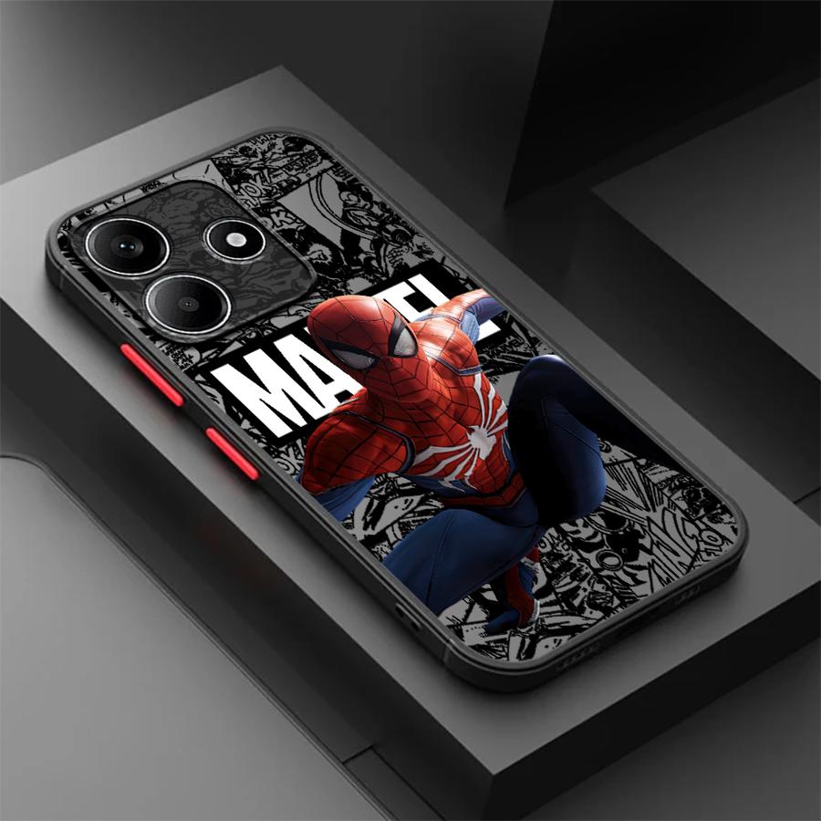 Case for Xiaomi Redmi Note 14 A4 13C 14C 10 13 Pro Plus 9S 12 11 Funda Phone Cover Spider-Man Heroes Return