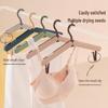 Compact Travel Drying Rack with Foldable Hangers and Clips