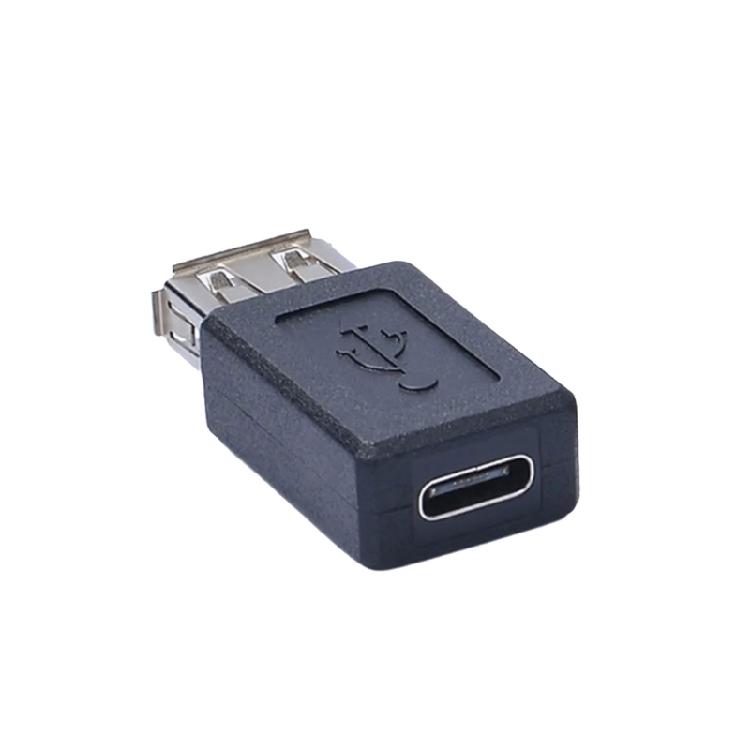 

USB 2.0 Female to Type C OTG Adapter Fast 5V/3A Charging Converter Head Support 480Mbps Data Transfer for Extension 1