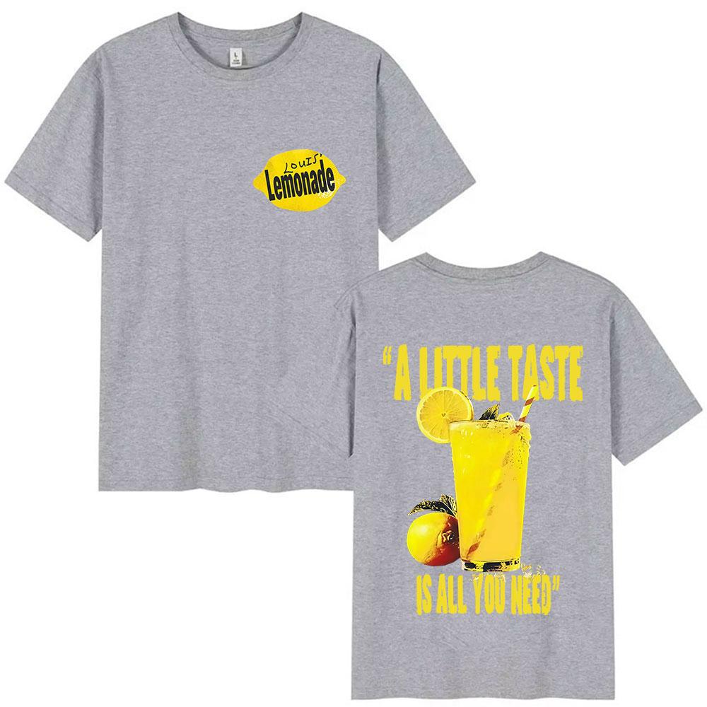 Letnia 2025 Lemonada Louis Tomlinson z Nutą Smaku Jest Dokładnie Tym, Czego Potrzebujesz na Swój Nowy Album Czysta Bawełna T-shirt Y2k
