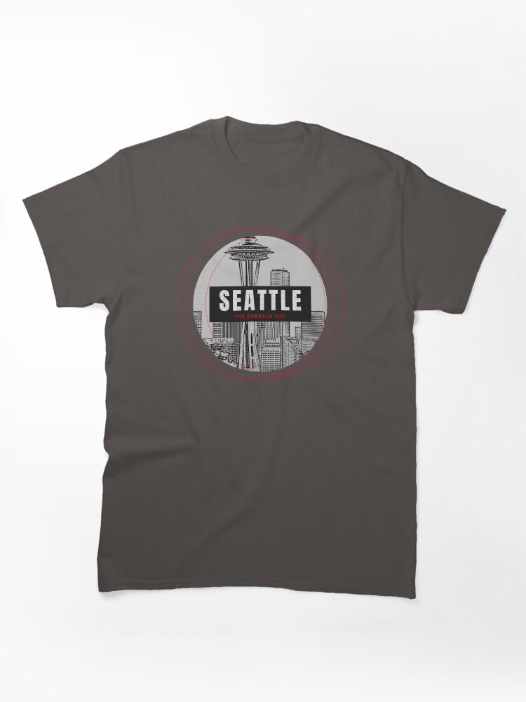 Cities Skylines Seattle The Emerald City Shirt Classic T-Shirt