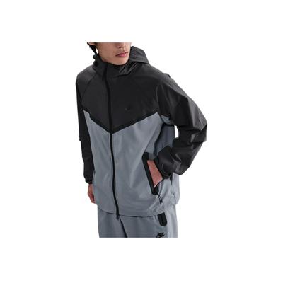Tech Windrunner Veste à capuche confortable classique mode polyvalente Homme Vestes Noir Gris HM7152-065