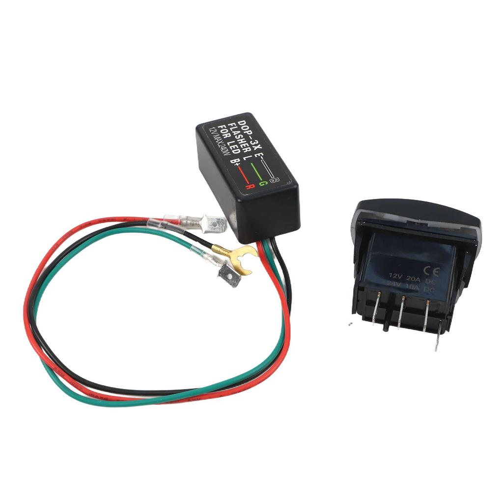 For ATVs For Cars LED Flashers Kit ATV Turn Signal Kit Enhanced Visibility Indicators Five Connectors Included