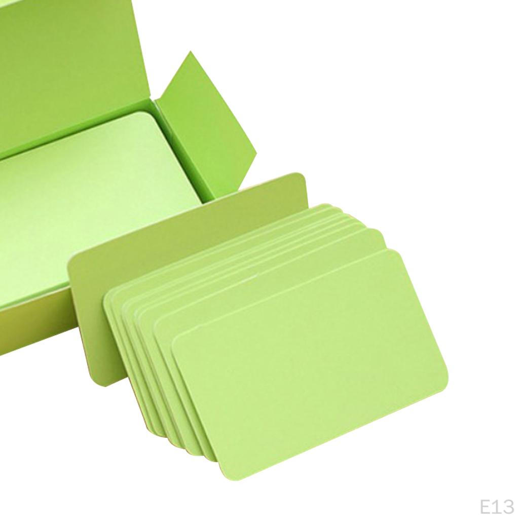 Paper Blank Index Flash Card DIY Greeting Quick