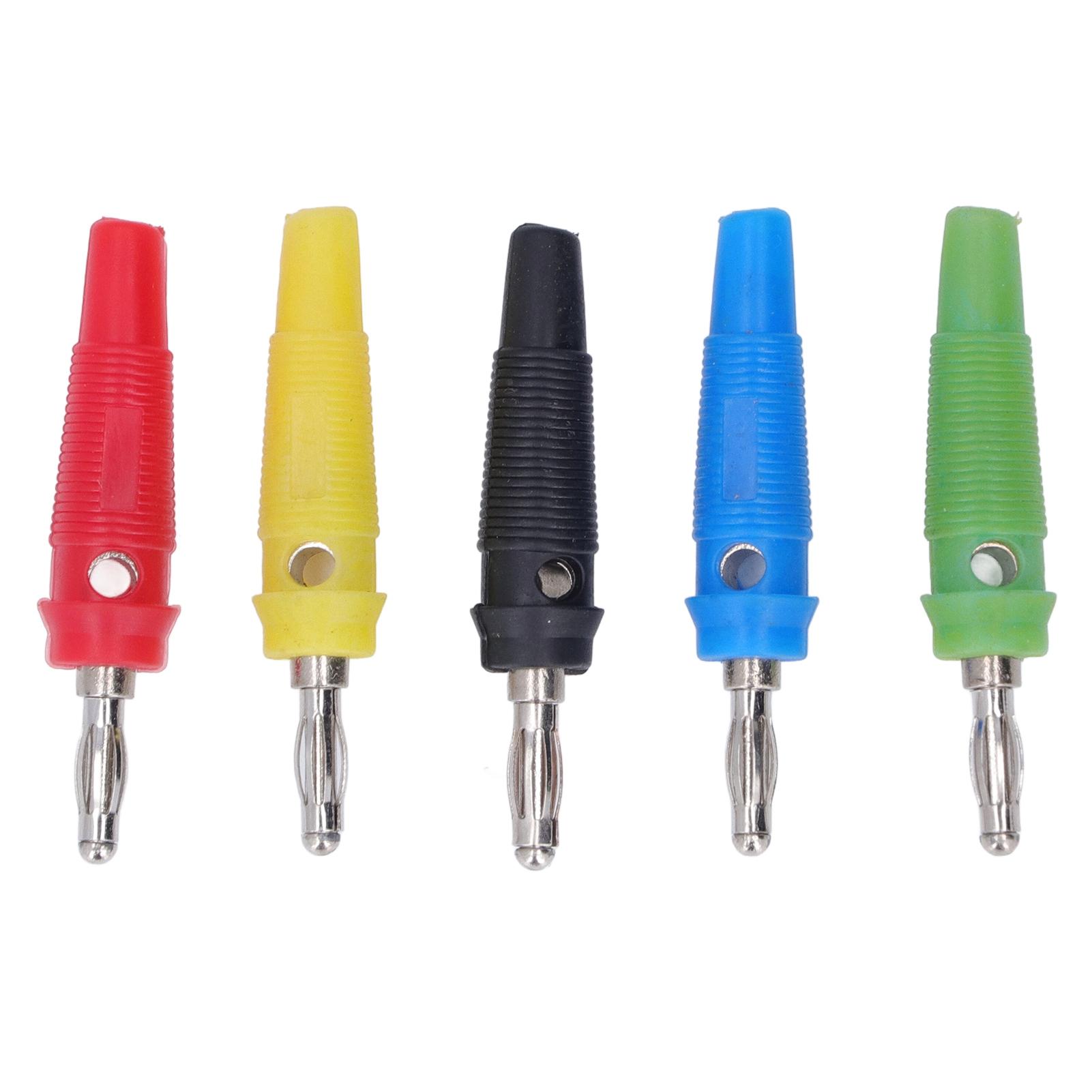 

4mm Banana Plug Professional Solderless Banana Plug Connector for Electronic Equipment Ship RV Truck Automobile