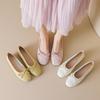 Weiwei Girl 313-58 Round Head Single Shoes Women's Shallow Bow Soft Sole Ballet French Xiaoxiangfeng Doudou Shoes