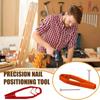 1PCS Portable Nail Fixer Tool Woodworking Nail Fixer Plastic Sliding Joint Pliers Protect Fingers for Maintenance and Woodworking
