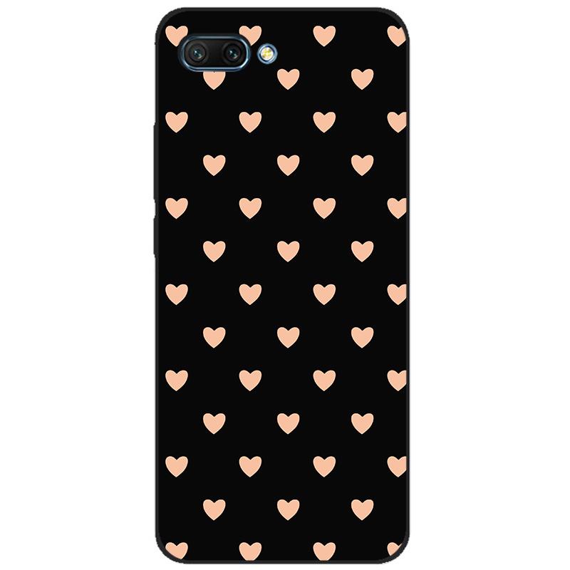 For honor 10 case soft silicon tpu back phone cover for huawei honor 10 Case Etui protective printing coque black tpu case