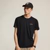 Li Ning Série Basketball Lettre Col Rond Respirant Polyvalent T-Shirt Manches Courtes Homme Hauts Noir ATSV059-1
