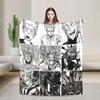 Garou's Evolution Blanket OnePunchManS Anime Wool Funny Breathable Throw Blankets for Coverlet  Winter