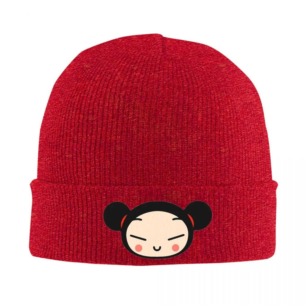 Cartoon Pucca () Warm Knitted Cap Winter Knit Bonnet Hat Skullies Beanies Hip Hop Caps for Unisex
