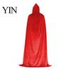 Unisex Hooded Cloak for Halloween Adults Cloak, Velvet Vampire Wizard Cape, Renaissance Masquerade Party Outfit Prop Medieval Costume Witch