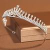 Zirkon Hochzeitshaarschmuck Haarschmuck Prinzessin Tiara Diadem Strass Stirnband Party