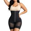 Damen Straps Taille Raffung Eng Atmungsaktiv Einteiler Körperformend Bodysuit
