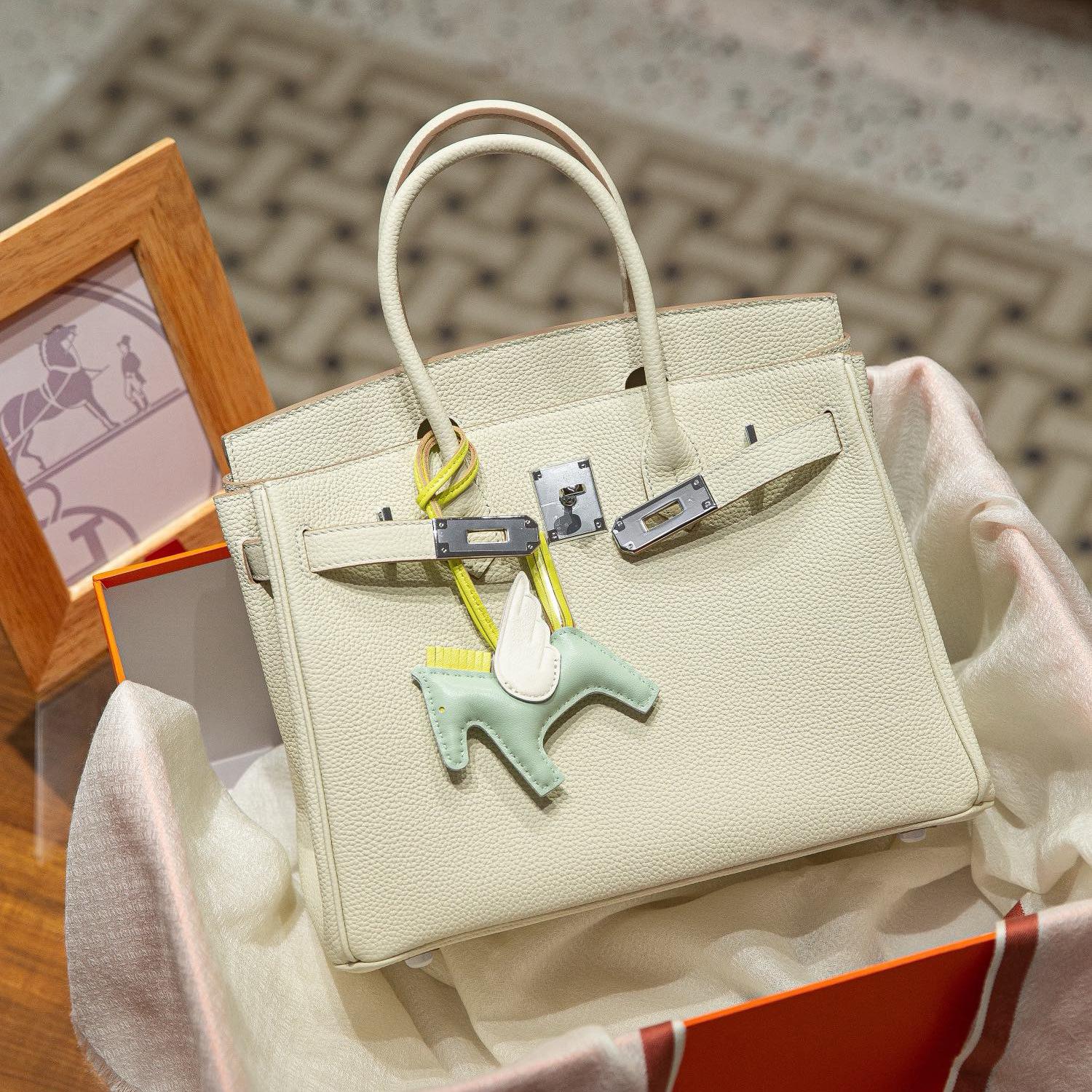 

Сумка-трансформер из коровьей кожи Togo с внутренним швом Safi Thread Platinum с высокой вместимостью 25/30 через плечо 25x14x19cm